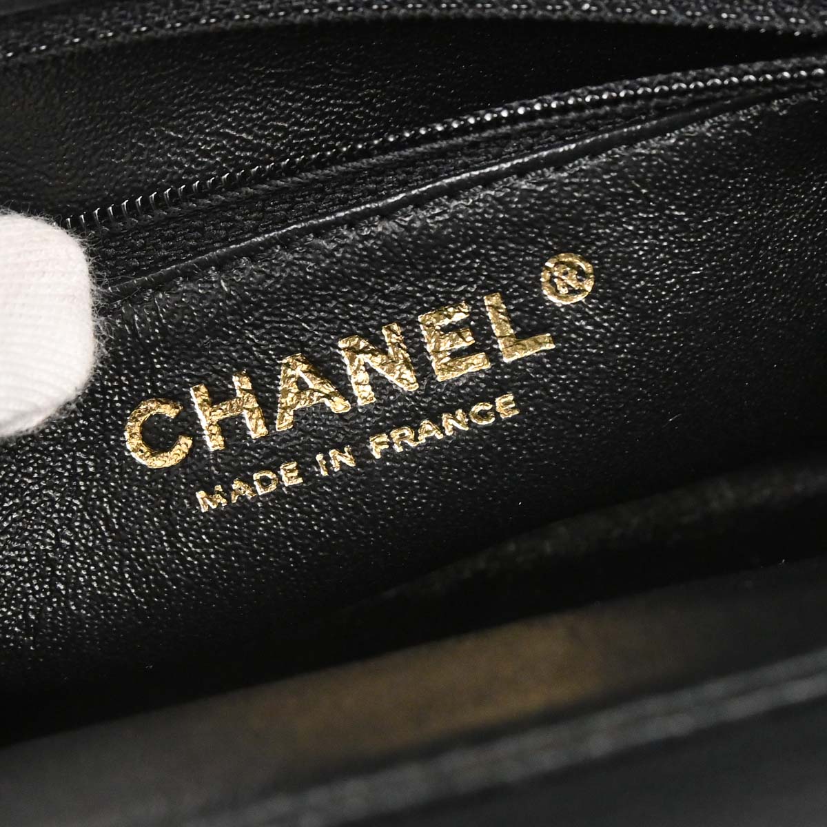 Chanel 2018-2019 Black Lambskin CC Chic Double Flap Shoulder Bag