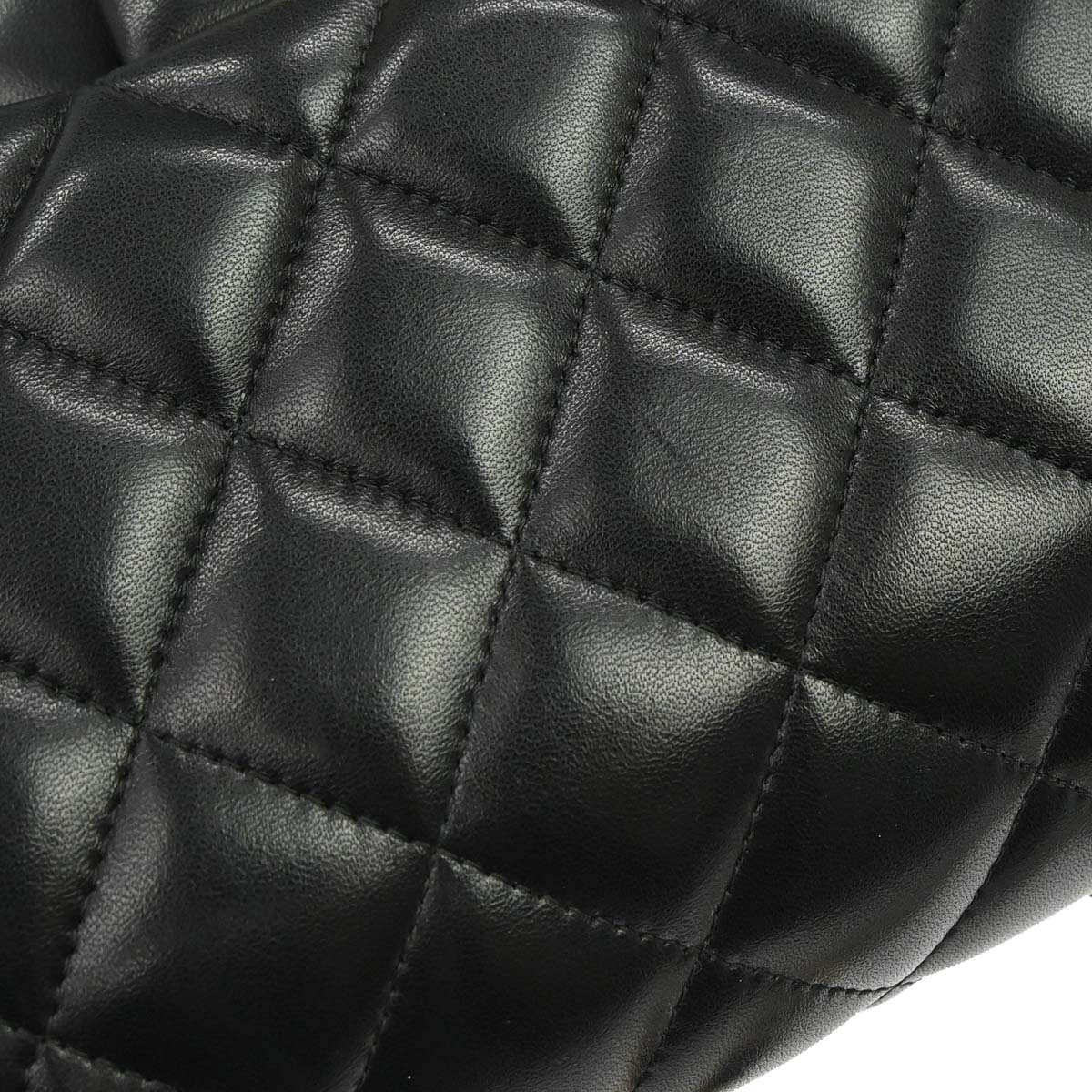 Chanel 2012 Black Lambskin Jumbo Classic Double Flap Shoulder Bag