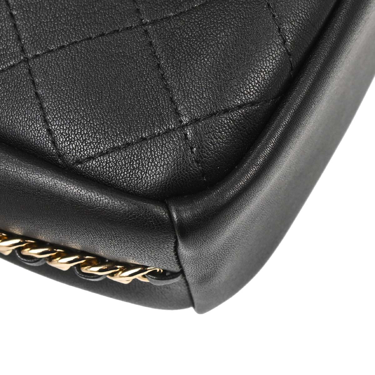 Chanel Black Goatskin Casual Trip Camera Case Shoulder Bag
