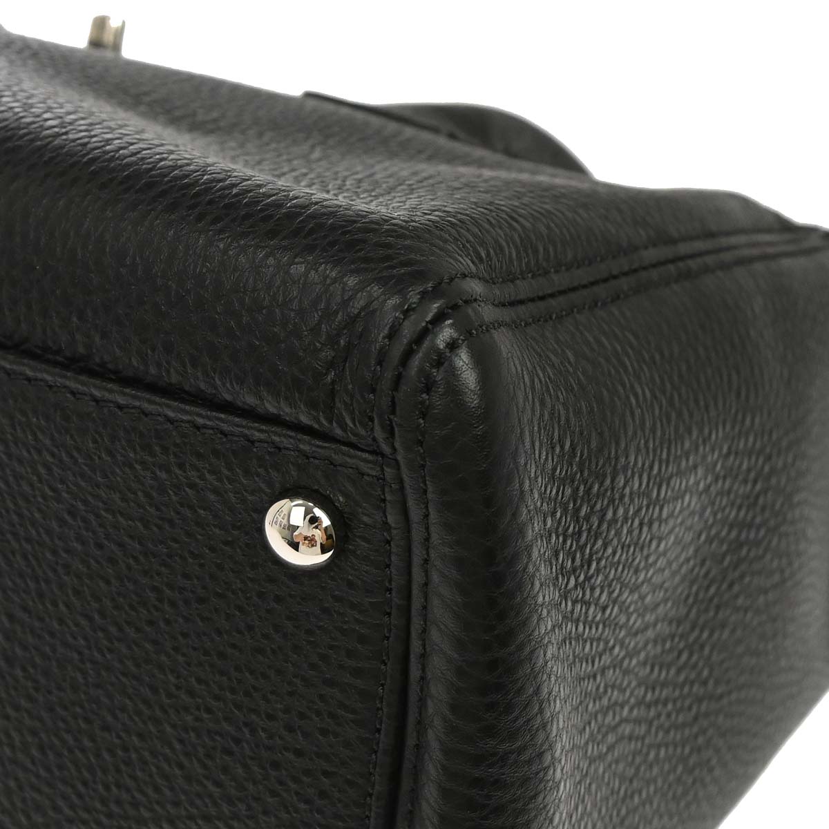 Chanel 2014 Black Deerskin Executive Cerf Tote Bag