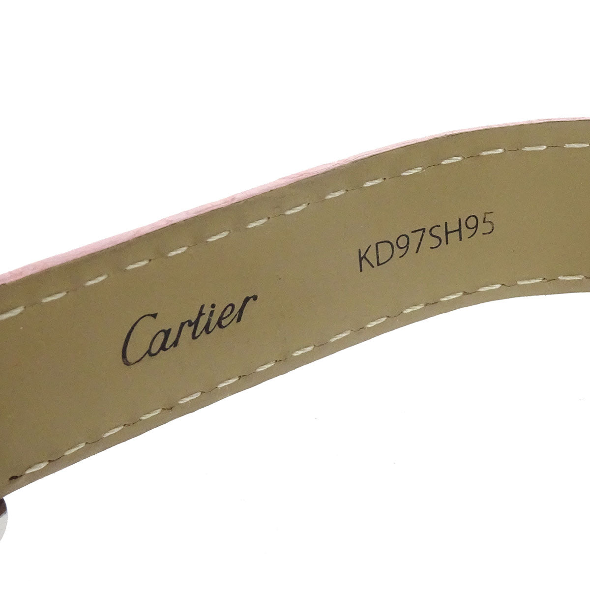 Cartier * Tank Solo SM 24mm Ref.2716 Quartz Watch SS Crocodile Pink