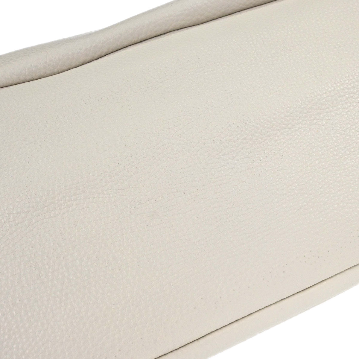 Prada White Leather Tote Handbag