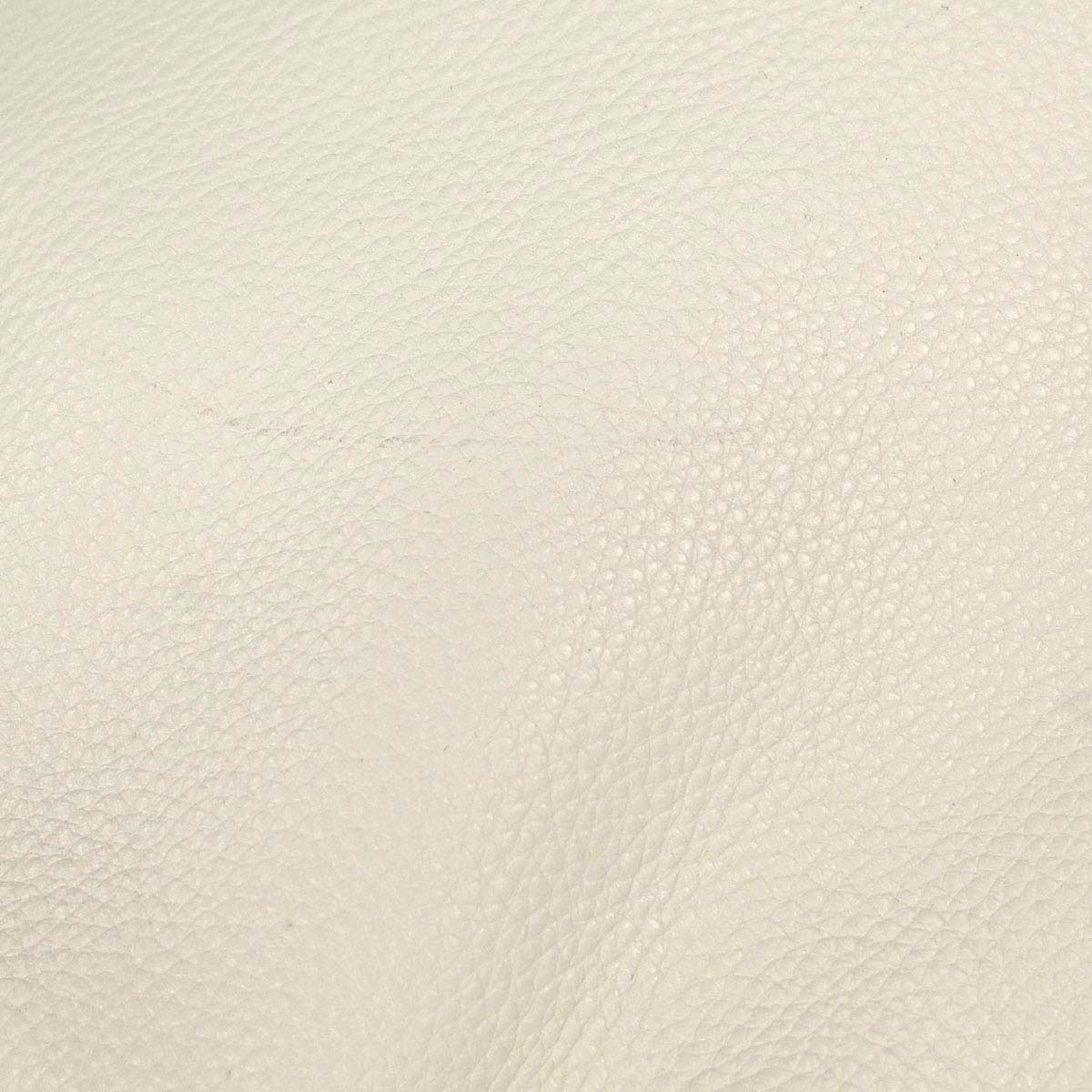 Prada White Leather Tote Handbag