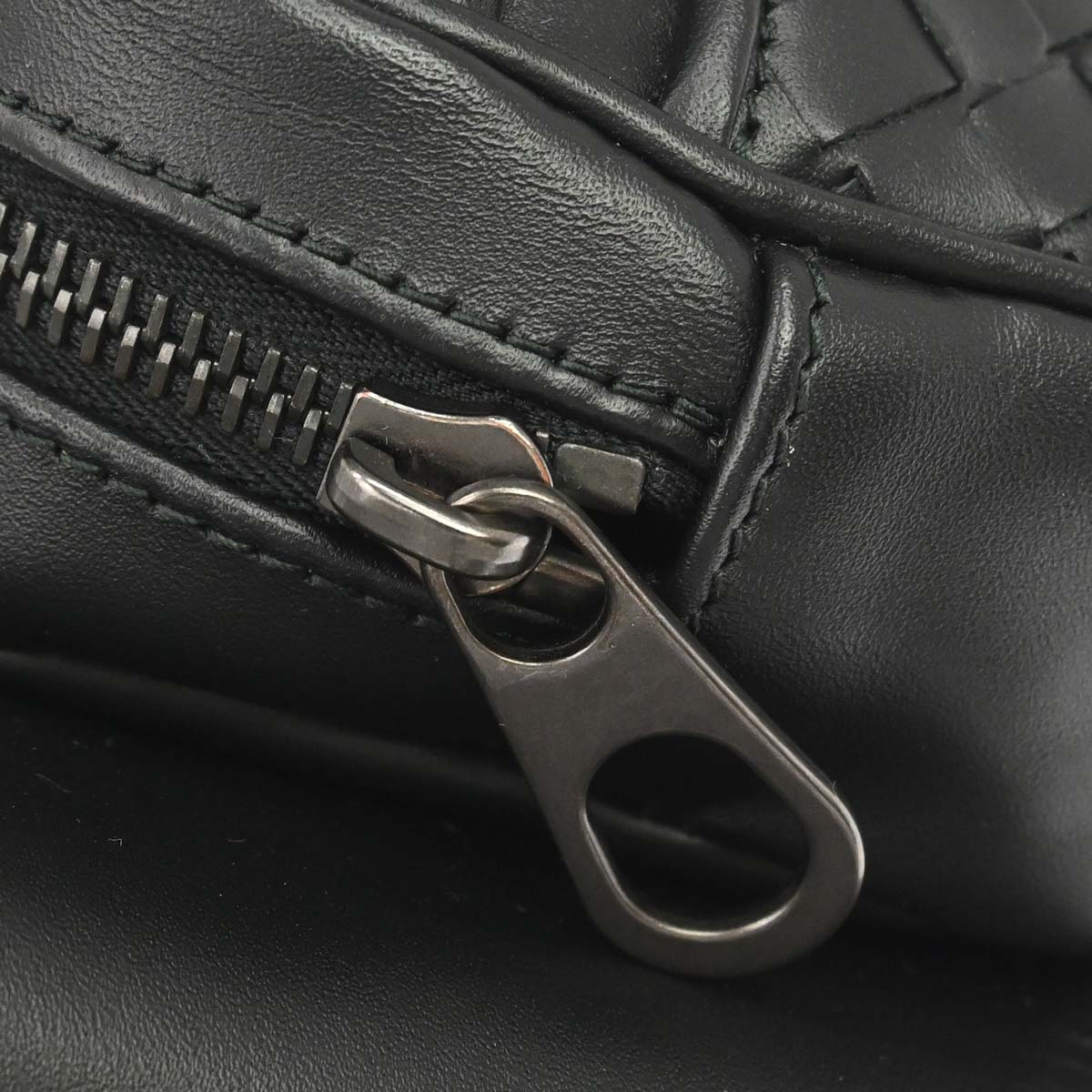 Bottega Veneta Black Intrecciato Bum Bag