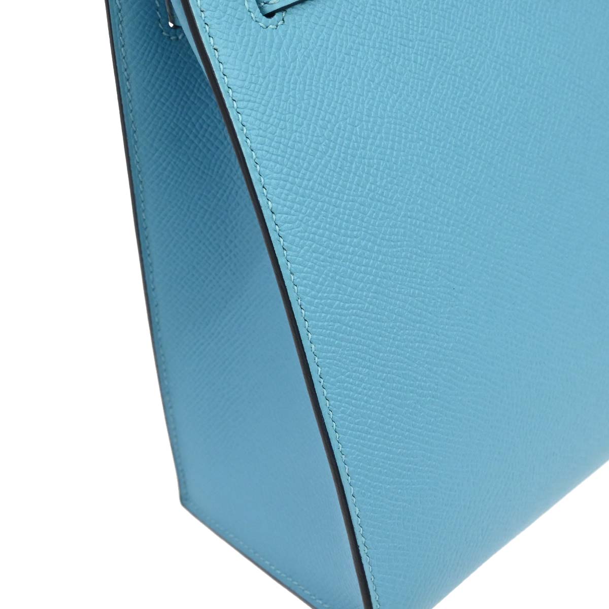 Hermes Blue De Nord Epsom Kelly 25 Sellier 2way Shoulder Handbag