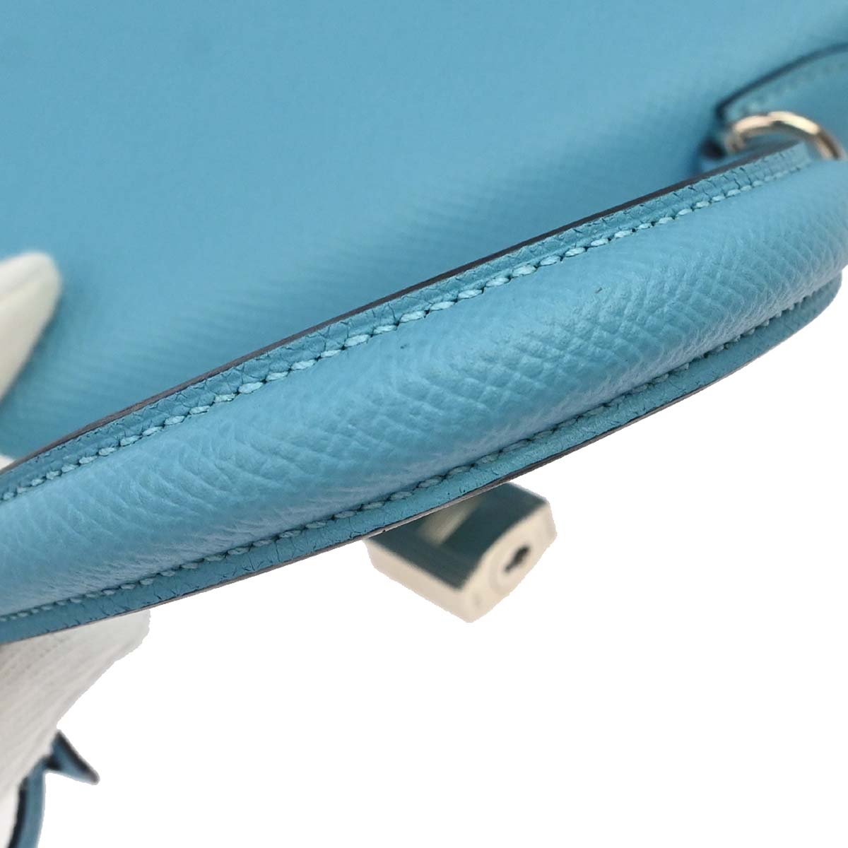 Hermes Blue De Nord Epsom Kelly 25 Sellier 2way Shoulder Handbag