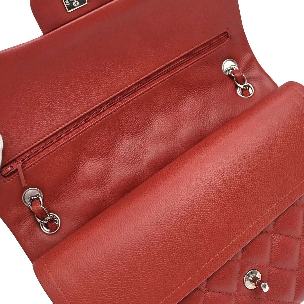 Chanel Brown Calfskin Jumbo Classic Double Flap Shoulder Bag