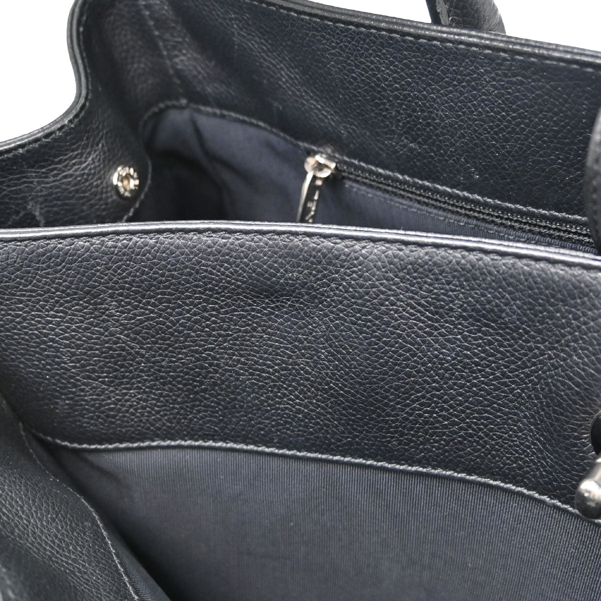 Chanel Black Calfskin Executive Cerf 2way Shoulder Tote Bag