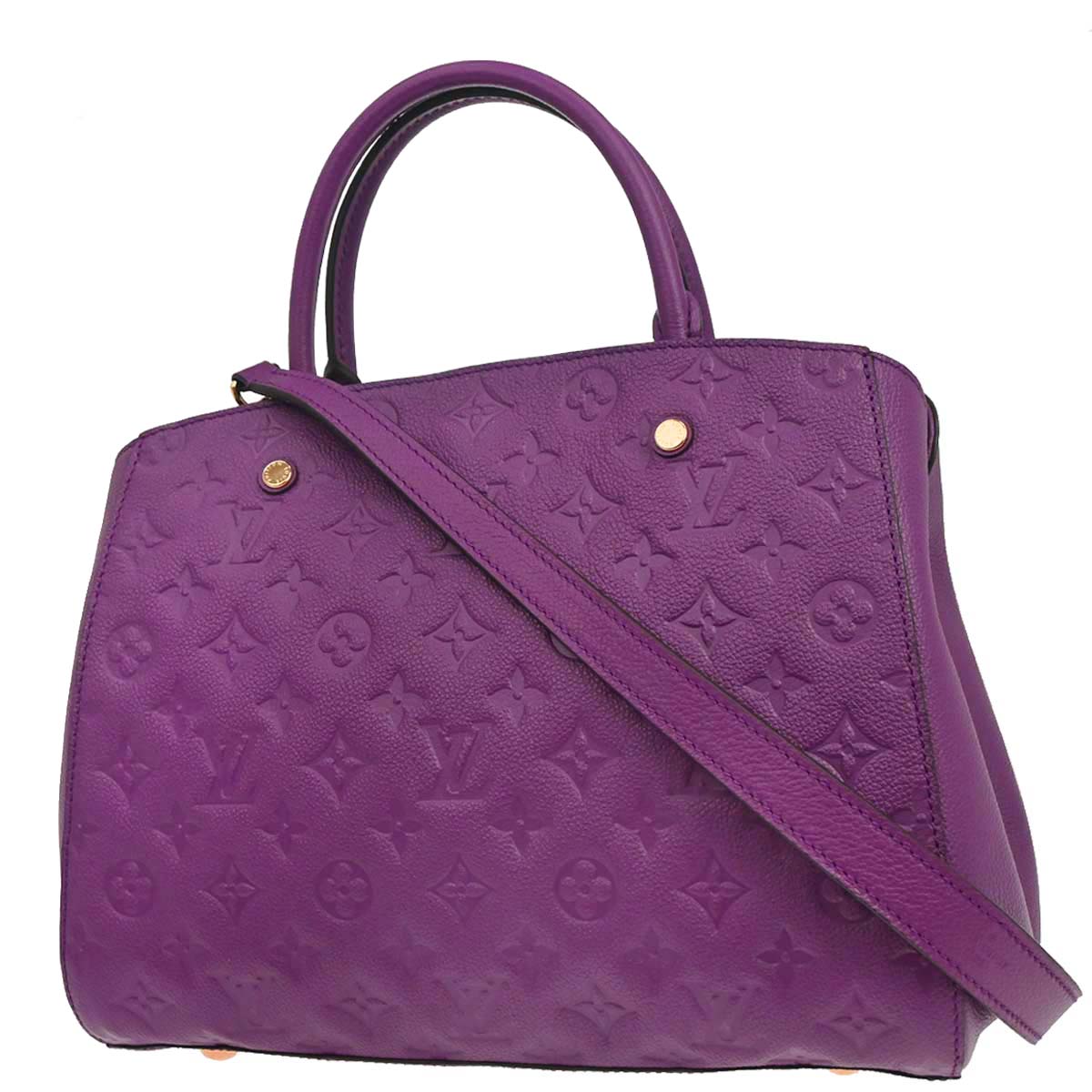 Louis Vuitton Purple Monogram Montaigne MM 2way Shoulder Tote M41046