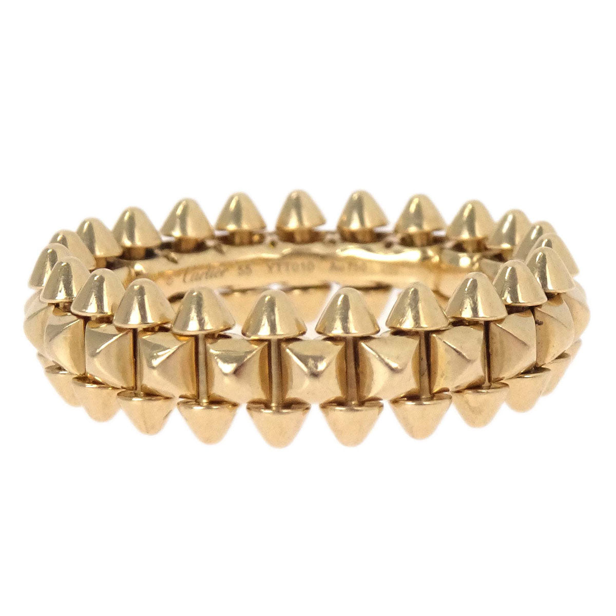Cartier Clash Ring YTT010 Au750 Gold #55 #54 Jewelry