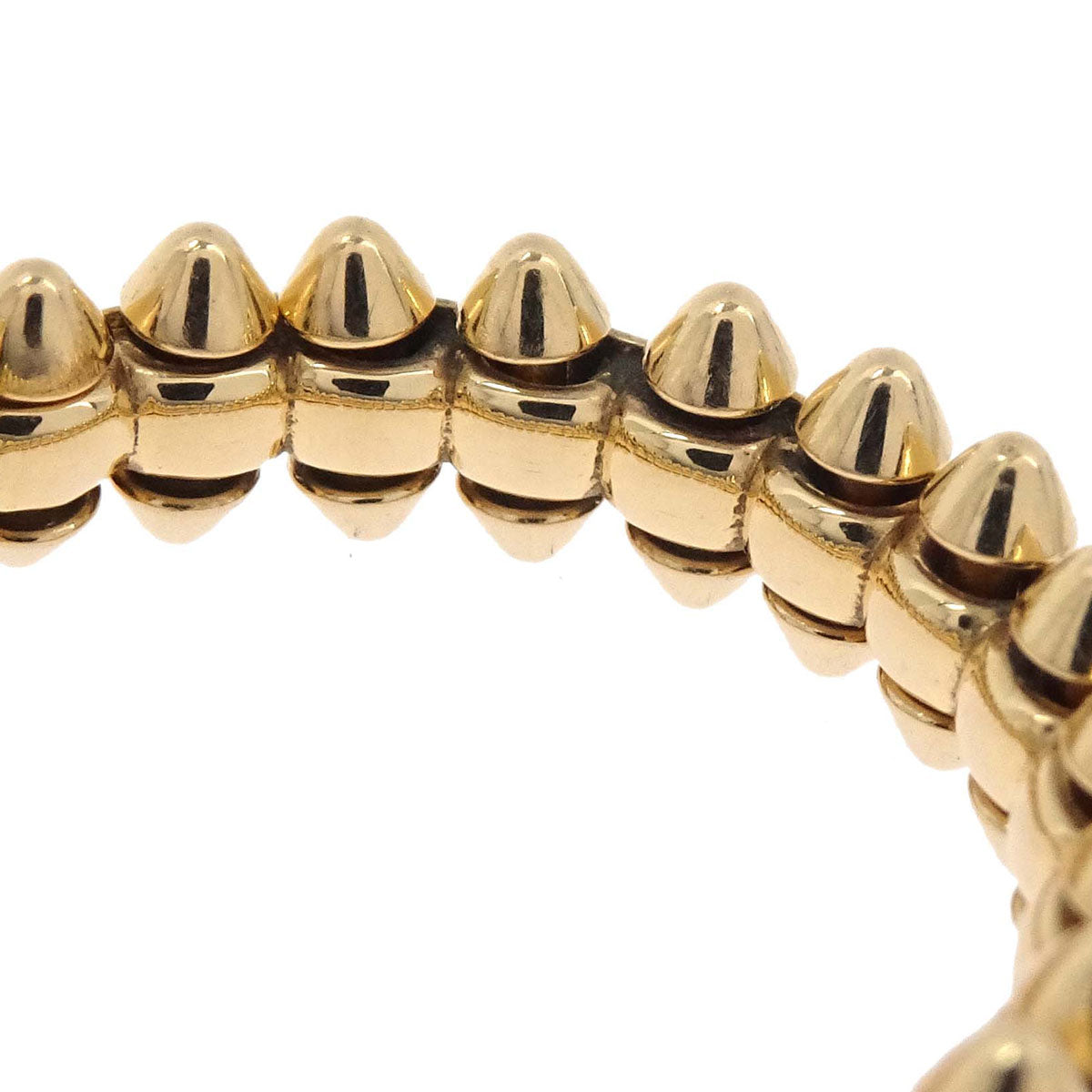 Cartier Clash Ring NLB637 Au750 Gold #58 #57 Jewelry