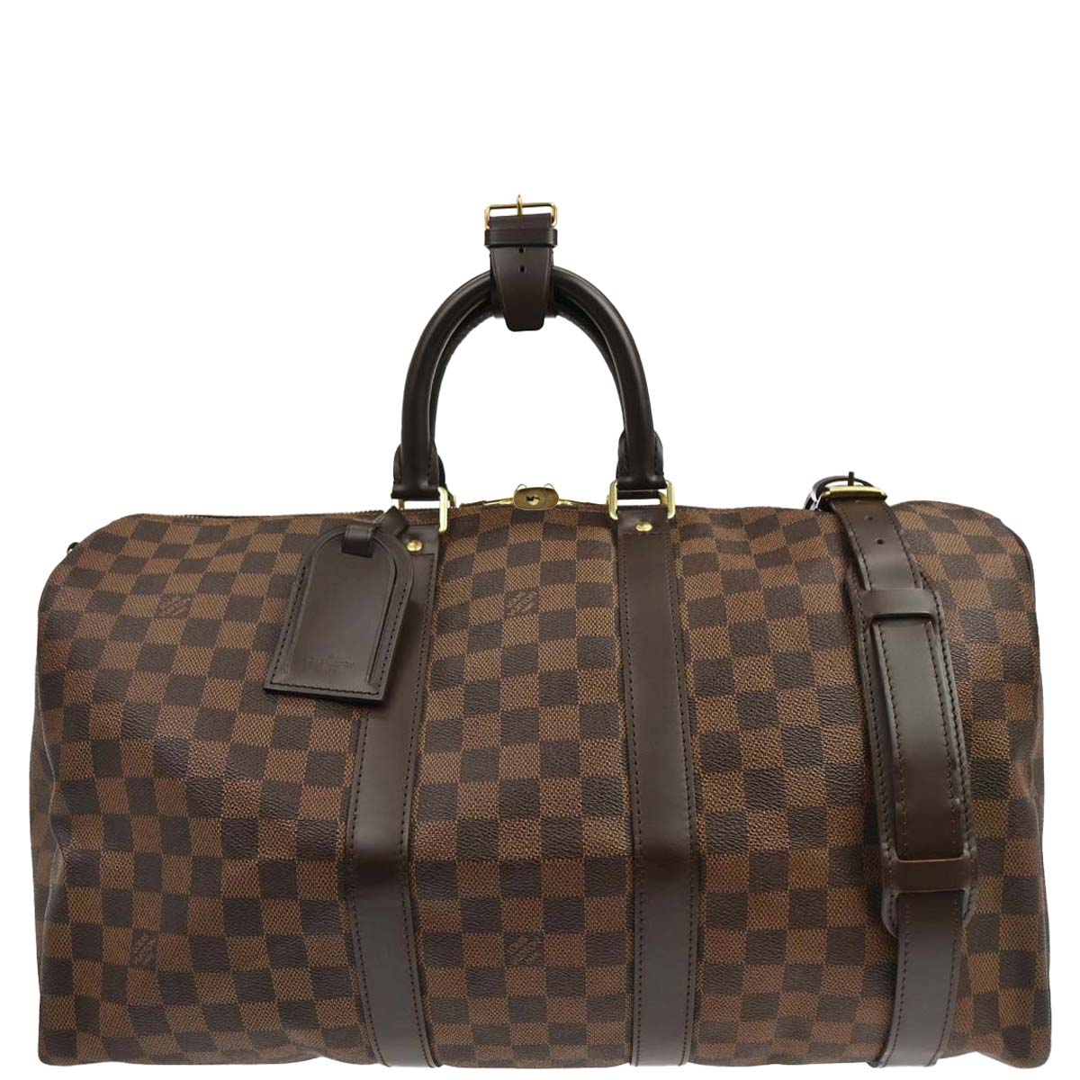 Louis Vuitton Damier Keepall Bandouliere 45 Duffle Bag N41428