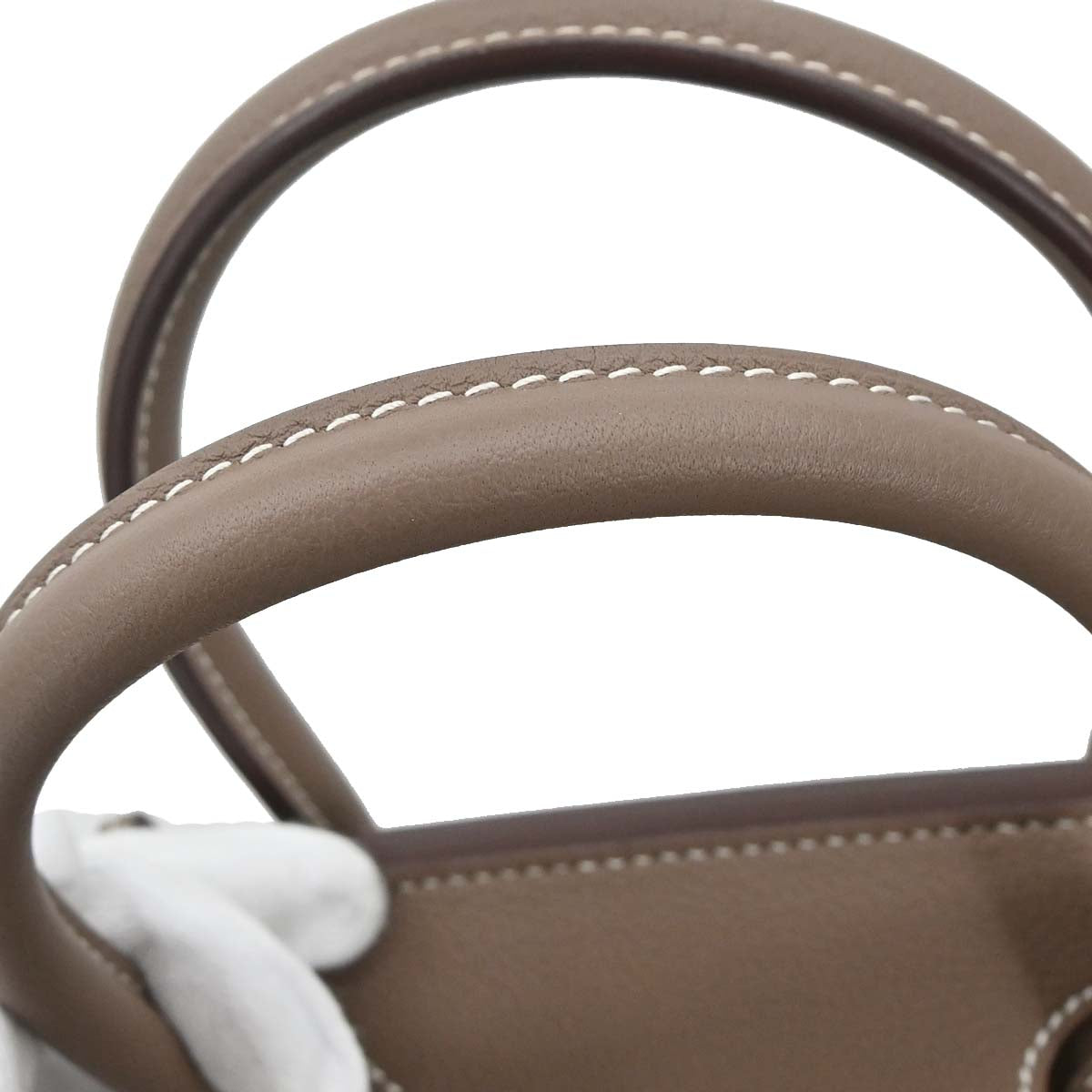 Hermes Etoupe Gray Togo Birkin 30 Handbag