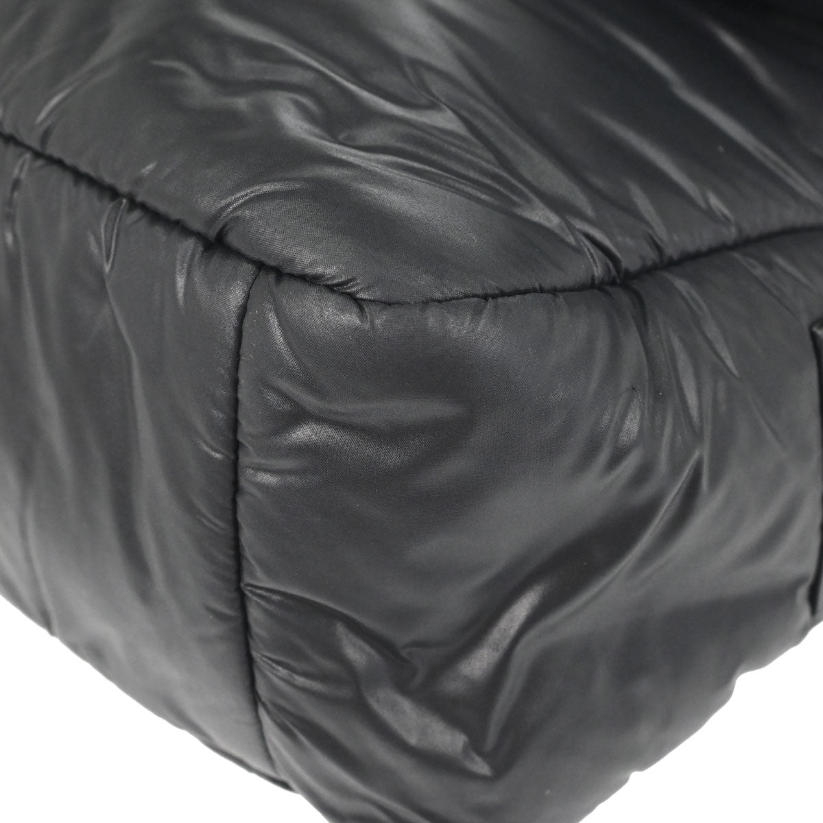 Chanel Black Quilted Nylon Coco Cocoon Messenger Shoulder Bag