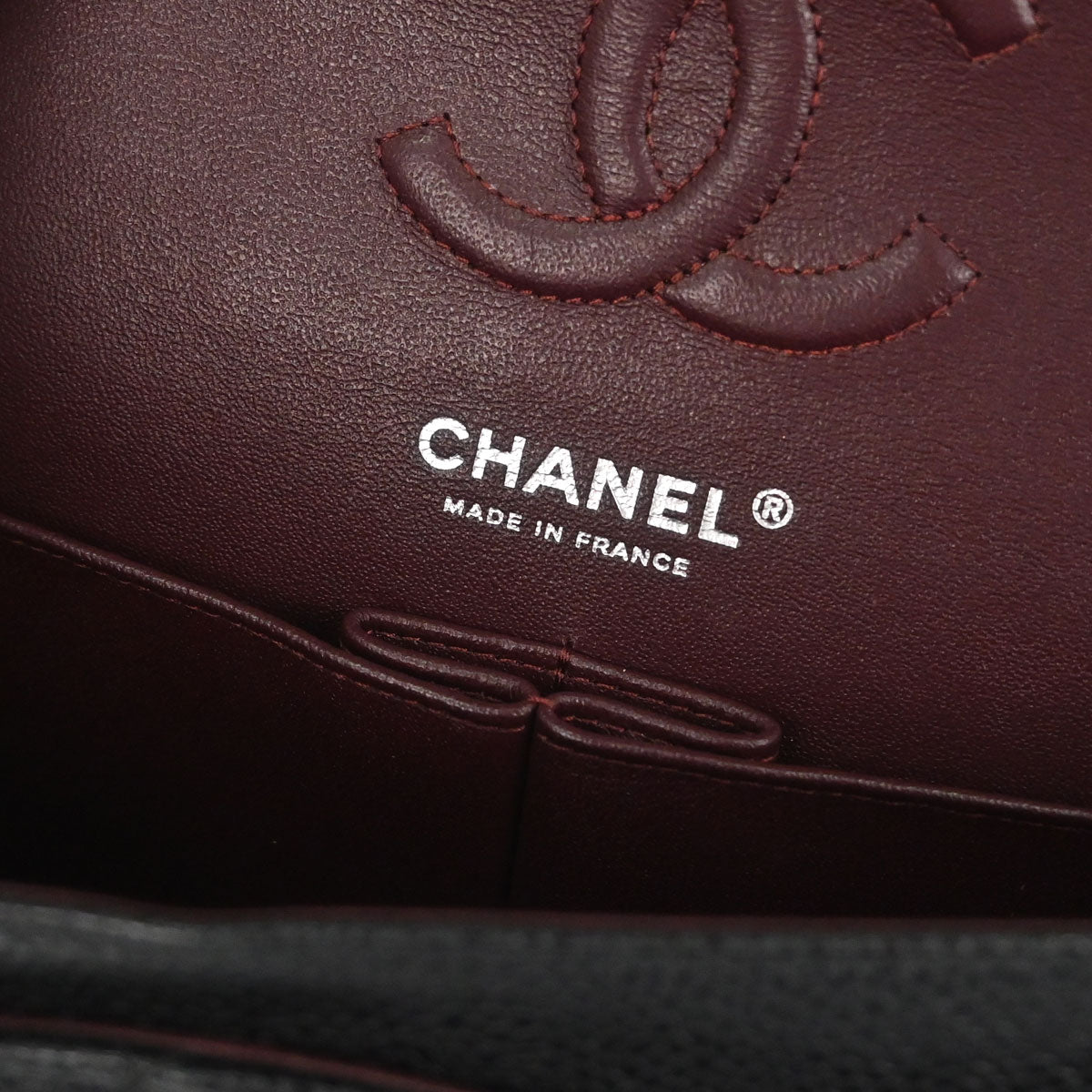 Chanel Black Caviar Skin Small Classic Double Flap Shoulder Bag
