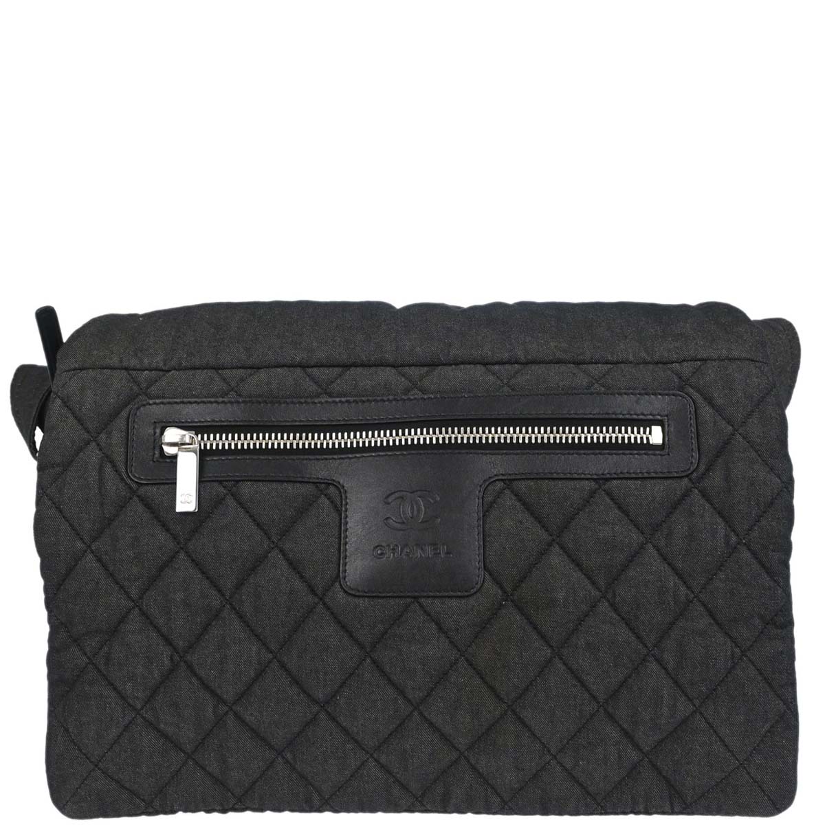 Chanel Black Canvas Coco Cocoon Messenger Shoulder Bag