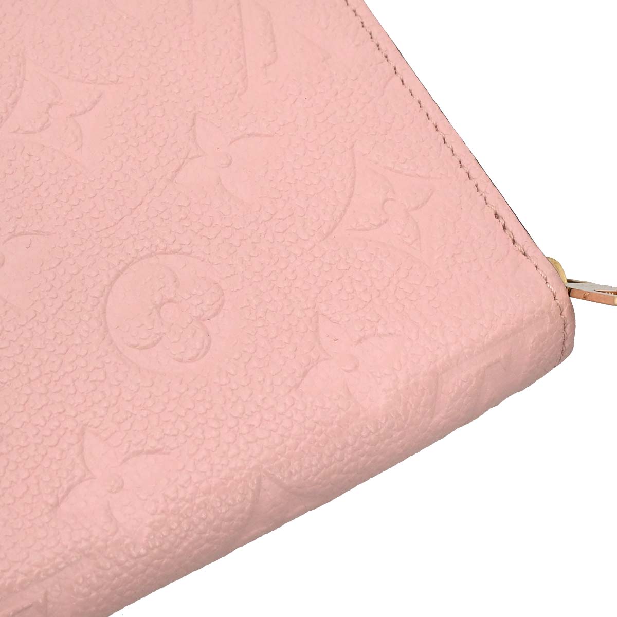 Louis Vuitton Pink Monogram Empreinte Zippy Wallet M64090