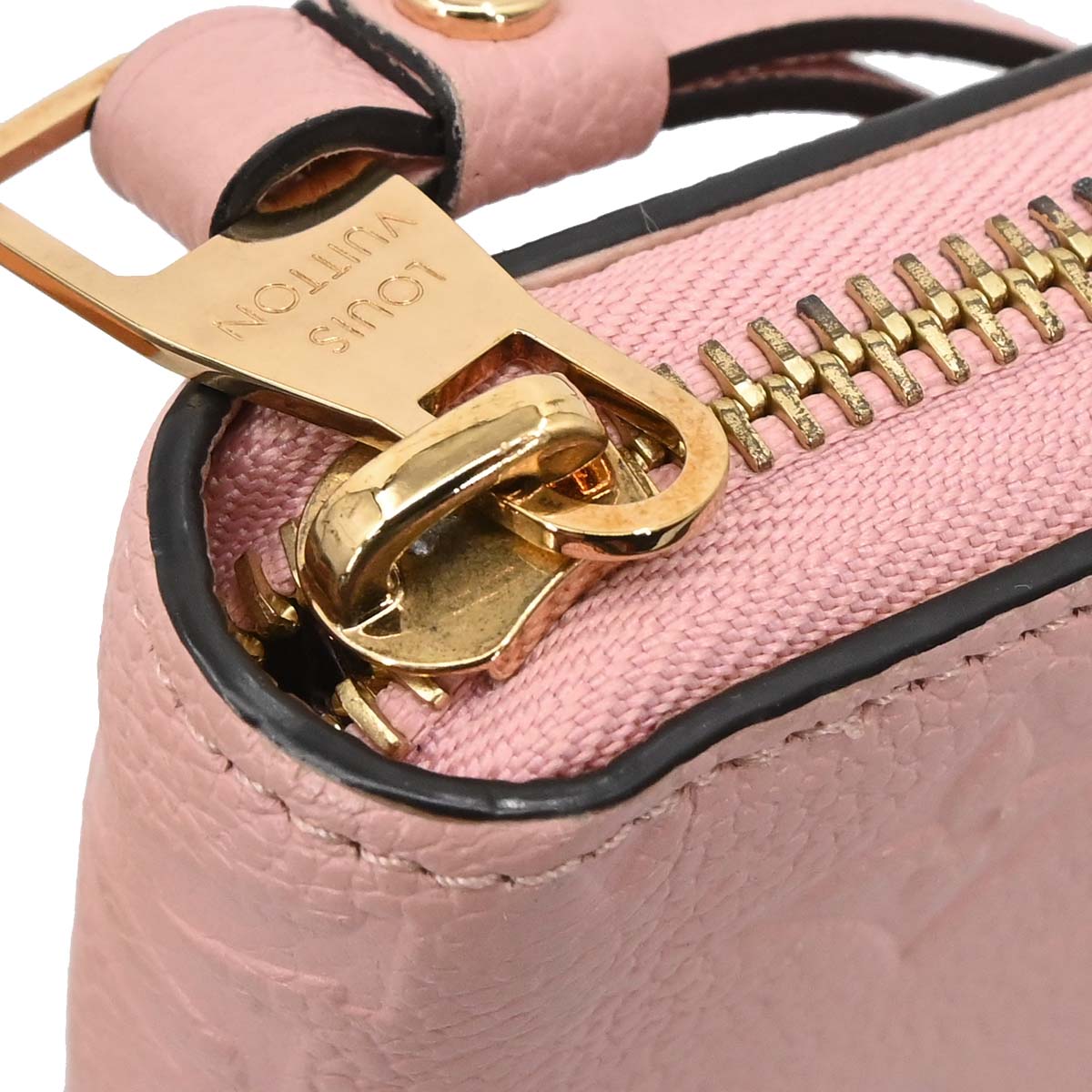 Louis Vuitton Pink Monogram Empreinte Zippy Wallet M64090