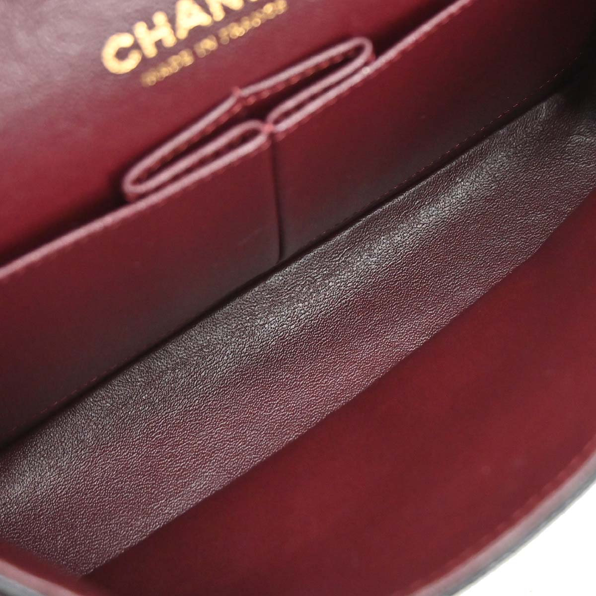 Chanel 2014 Black Caviar Skin Medium Classic Double Flap Shoulder Bag