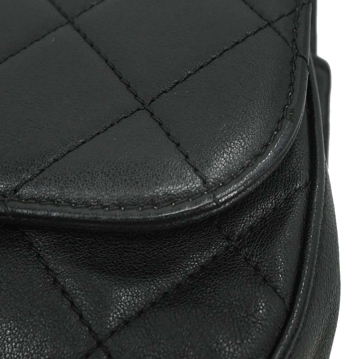 Chanel 2019 Black Lambskin Dix-Neuf 19 Waist Bum Bag