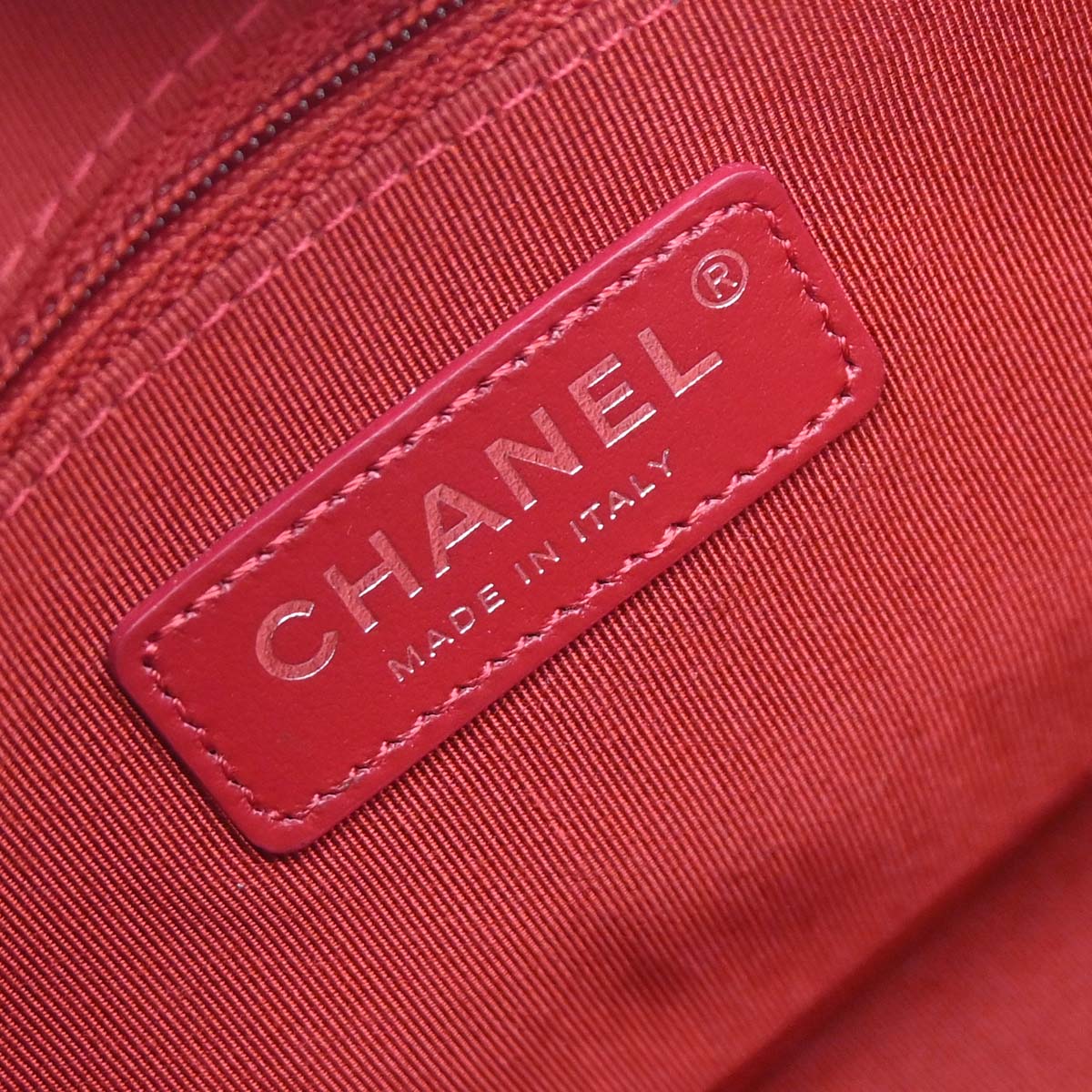 Chanel 2019-2020 Red Calfskin Medium Gabrielle 2way Handbag Shoulder Bag