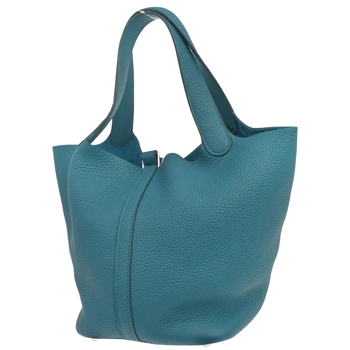 Hermes Cobalt Taurillon Clemence Picotin Lock 22 MM Handbag