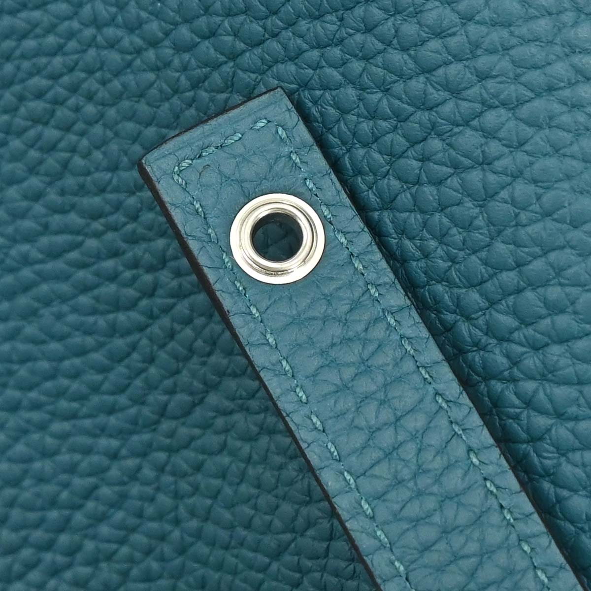 Hermes Cobalt Taurillon Clemence Picotin Lock 22 MM Handbag