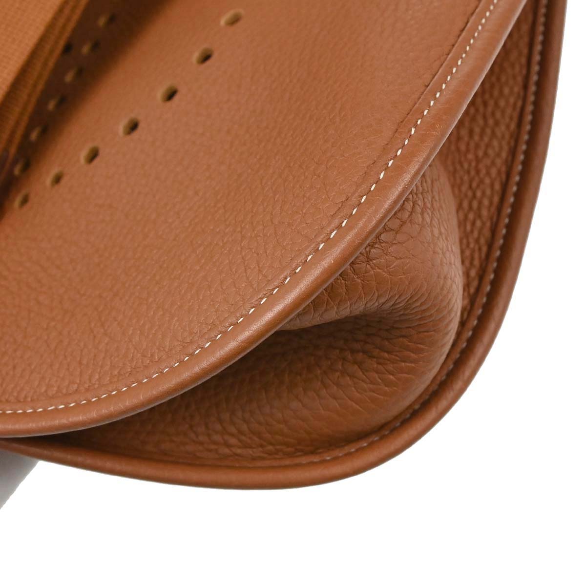 Hermes Gold Taurillon Clemence Evelyne 3 33 GM Shoulder Bag