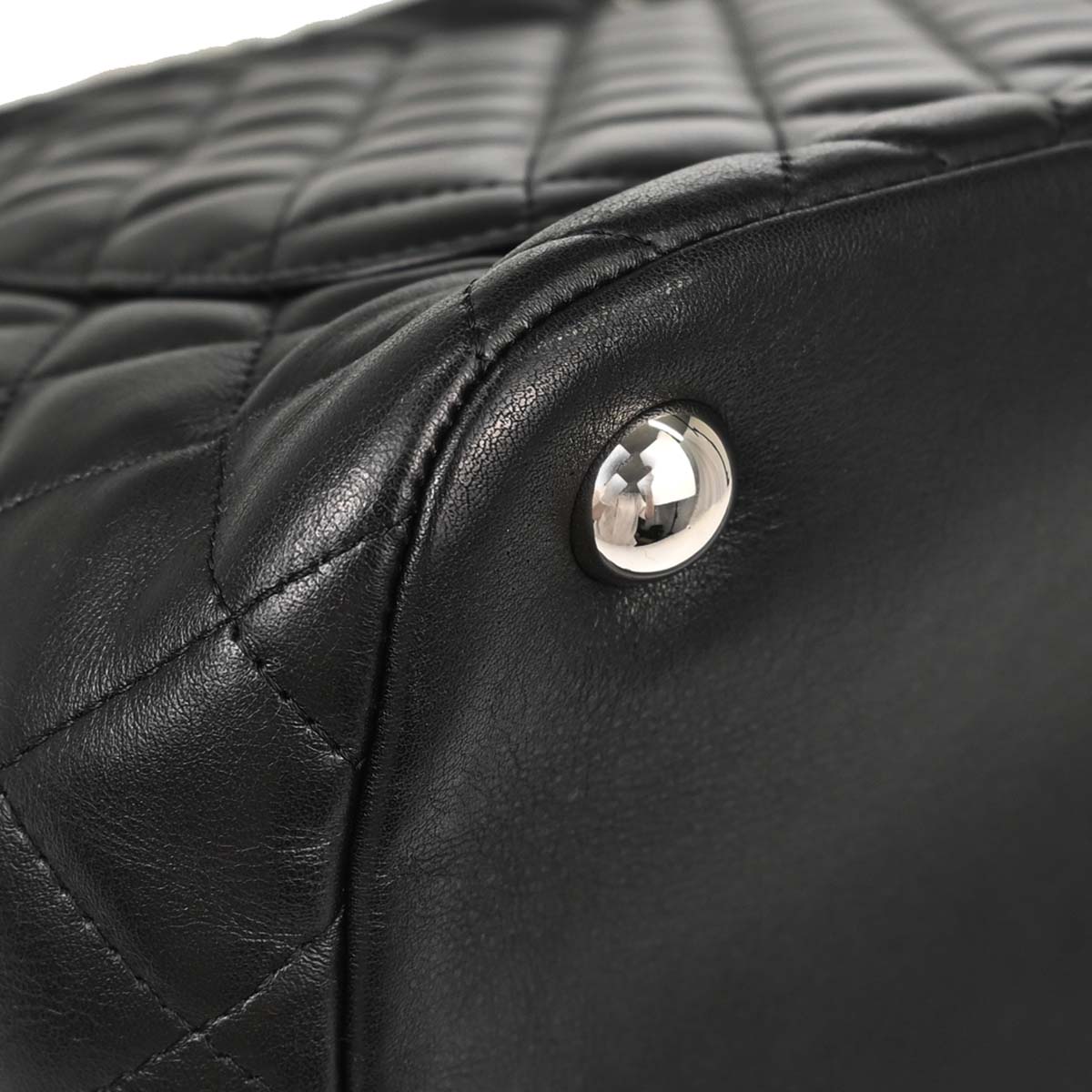 Chanel Black Calfskin Cambon Ligne Tote Handbag