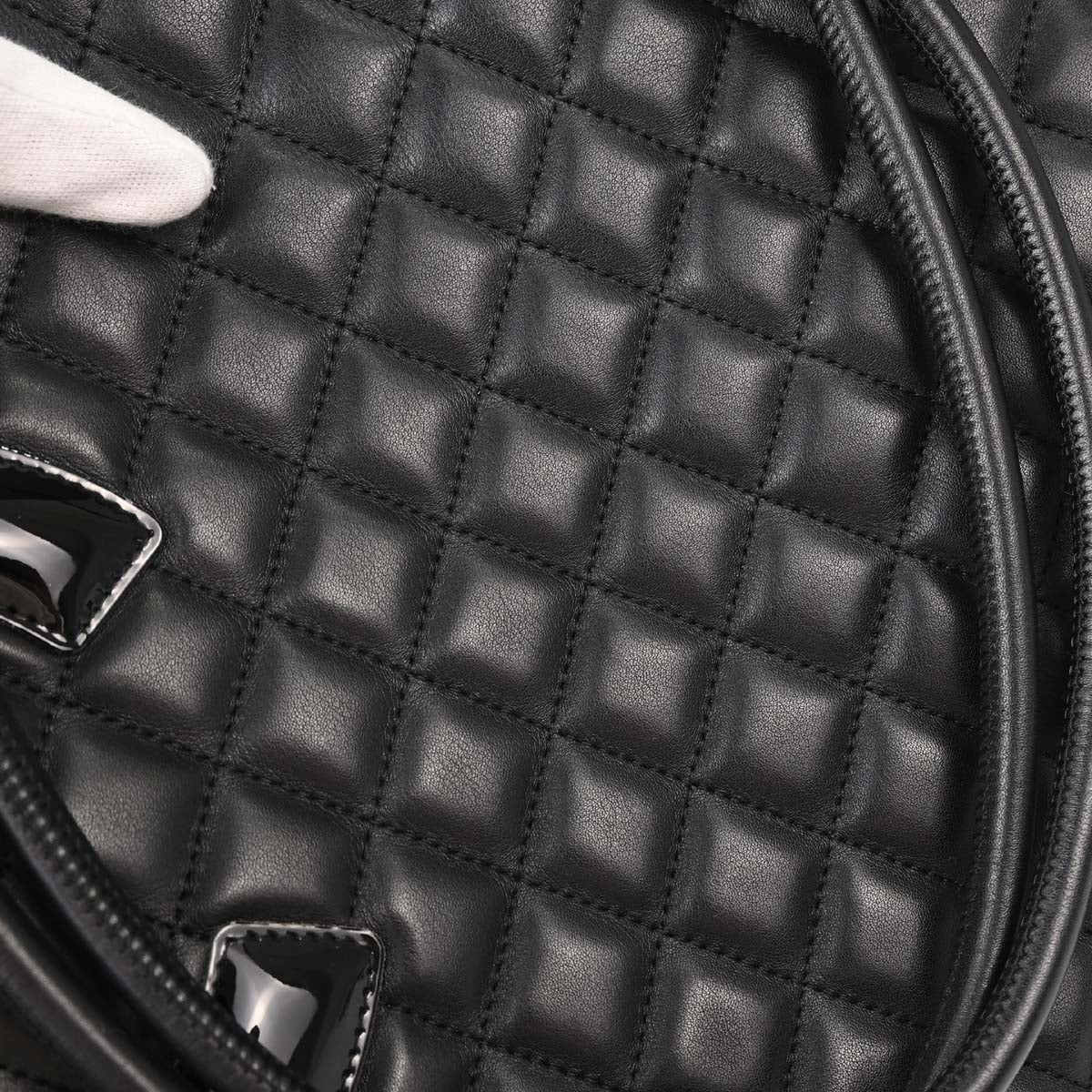 Chanel Black Calfskin Cambon Ligne Tote Handbag