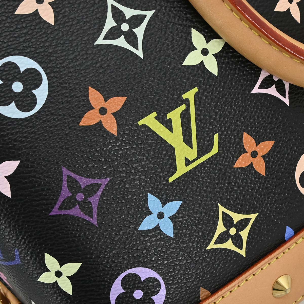 Louis Vuitton Black Monogram Multicolor Alma PM Handbag M40444