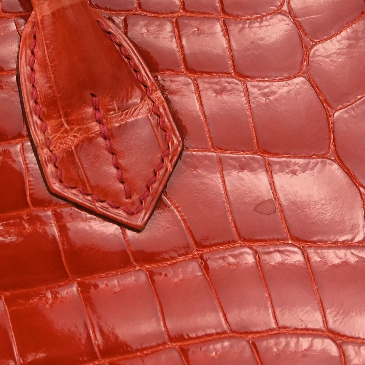 Hermes * Rouge Pivoine Niloticus Birkin 30 Handbag