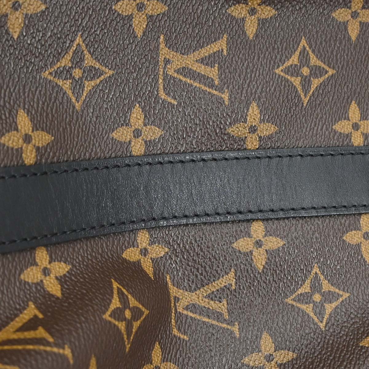 Louis Vuitton Monogram Macassar Keepall 45 Bandouliere M56711