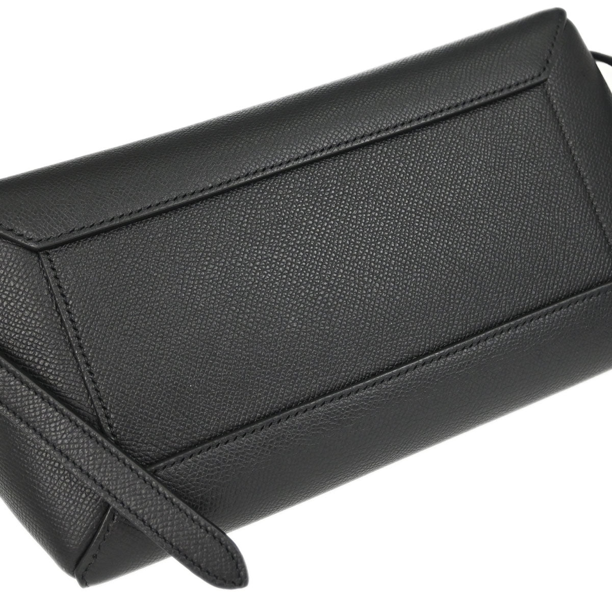 Celine Black Leather Belt Bag Micro 2way Shoulder Handbag