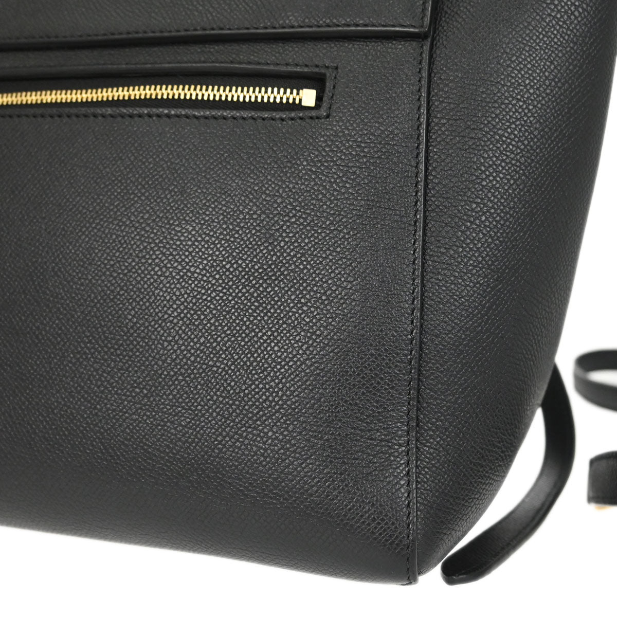 Celine Black Leather Belt Bag Micro 2way Shoulder Handbag