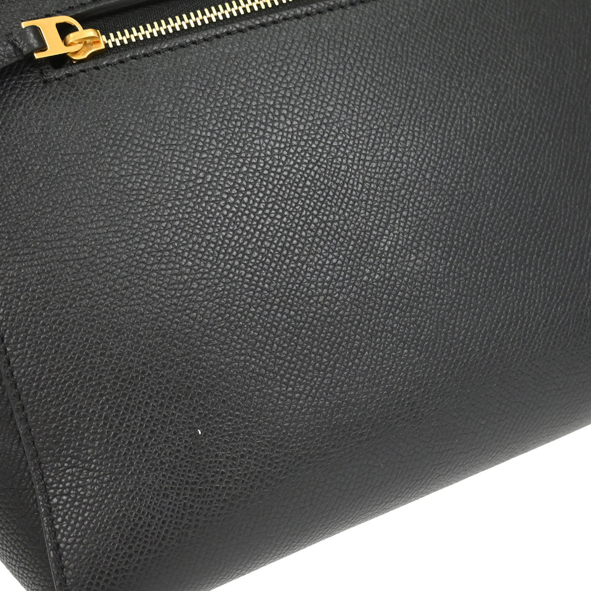 Celine Black Leather Belt Bag Micro 2way Shoulder Handbag