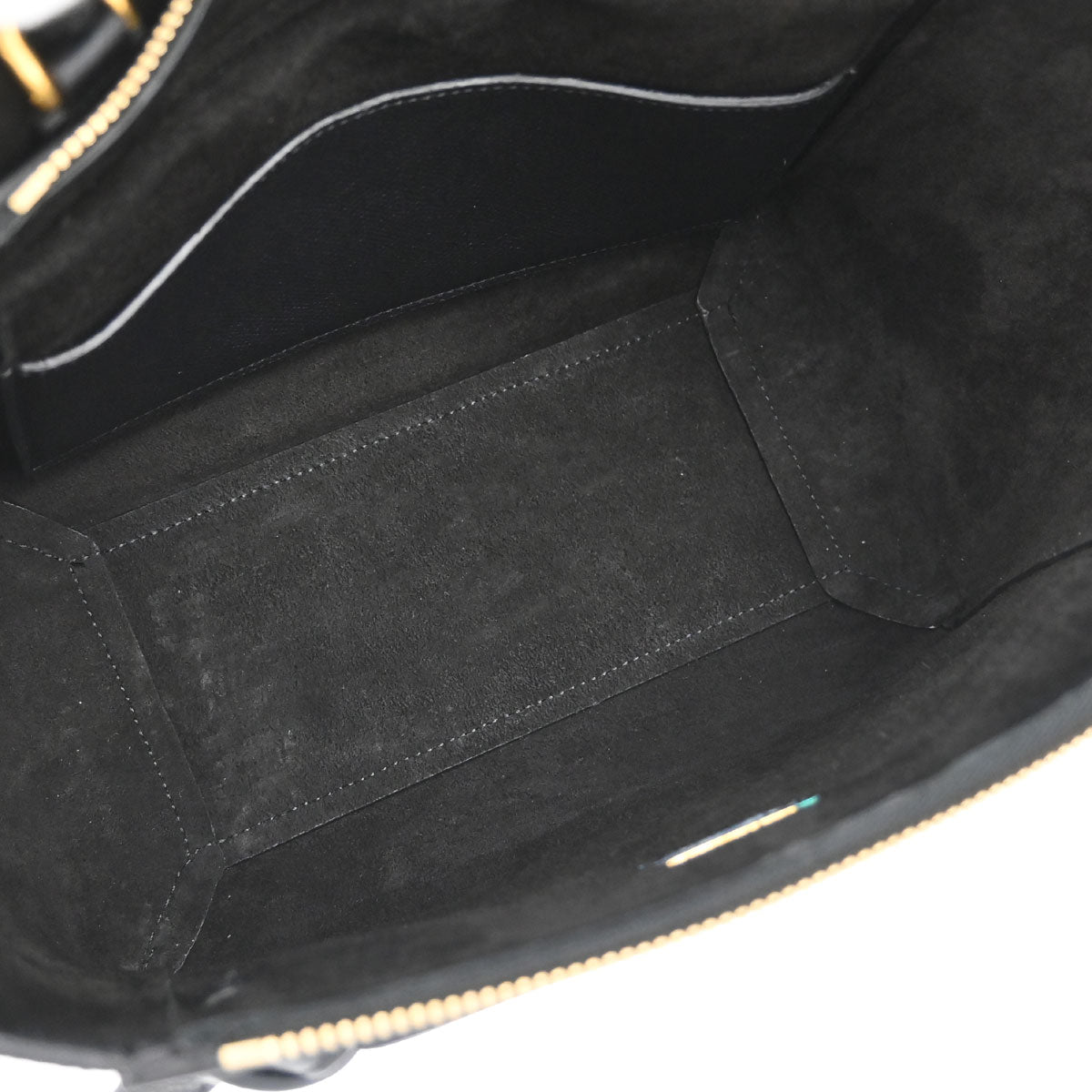 Celine Black Leather Belt Bag Micro 2way Shoulder Handbag