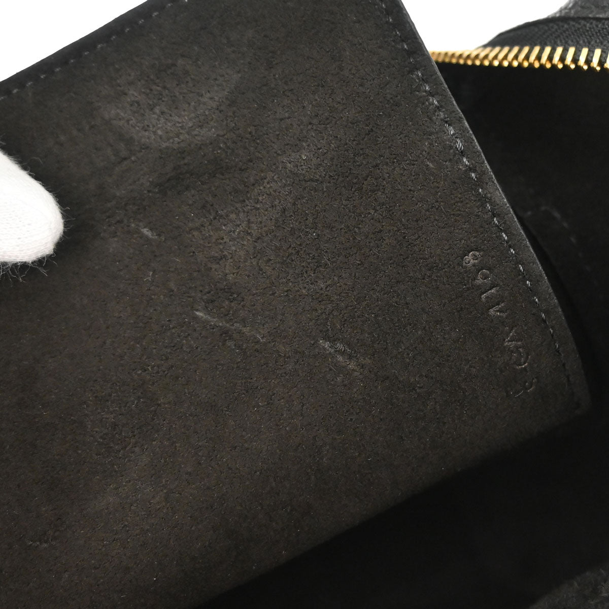 Celine Black Leather Belt Bag Micro 2way Shoulder Handbag