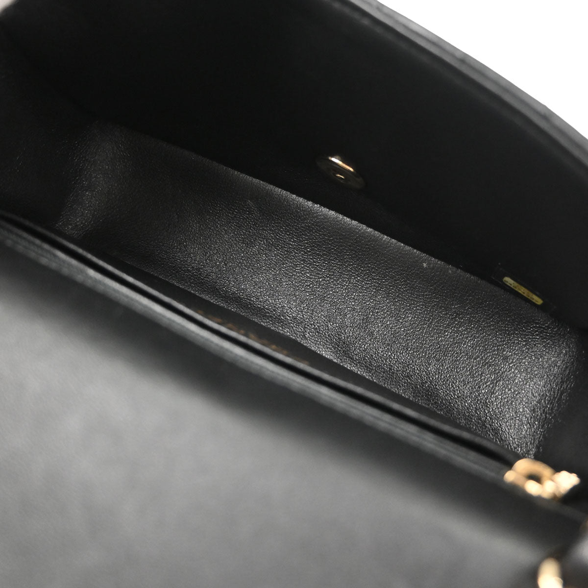Chanel 2017-2018 Black Lambskin Chevron Single Flap Shoulder Bag