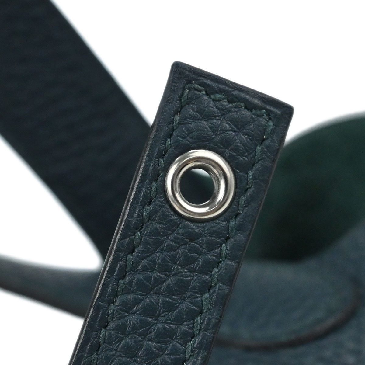 Hermes Vert Cypre Taurillon Clemence Picotin Lock 18 PM Handbag