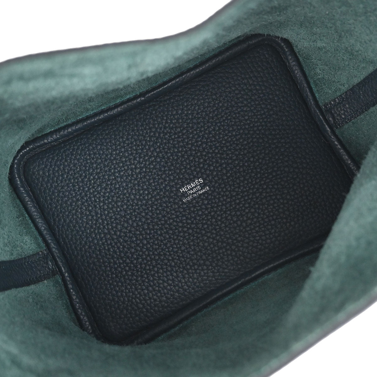 Hermes Vert Cypre Taurillon Clemence Picotin Lock 18 PM Handbag