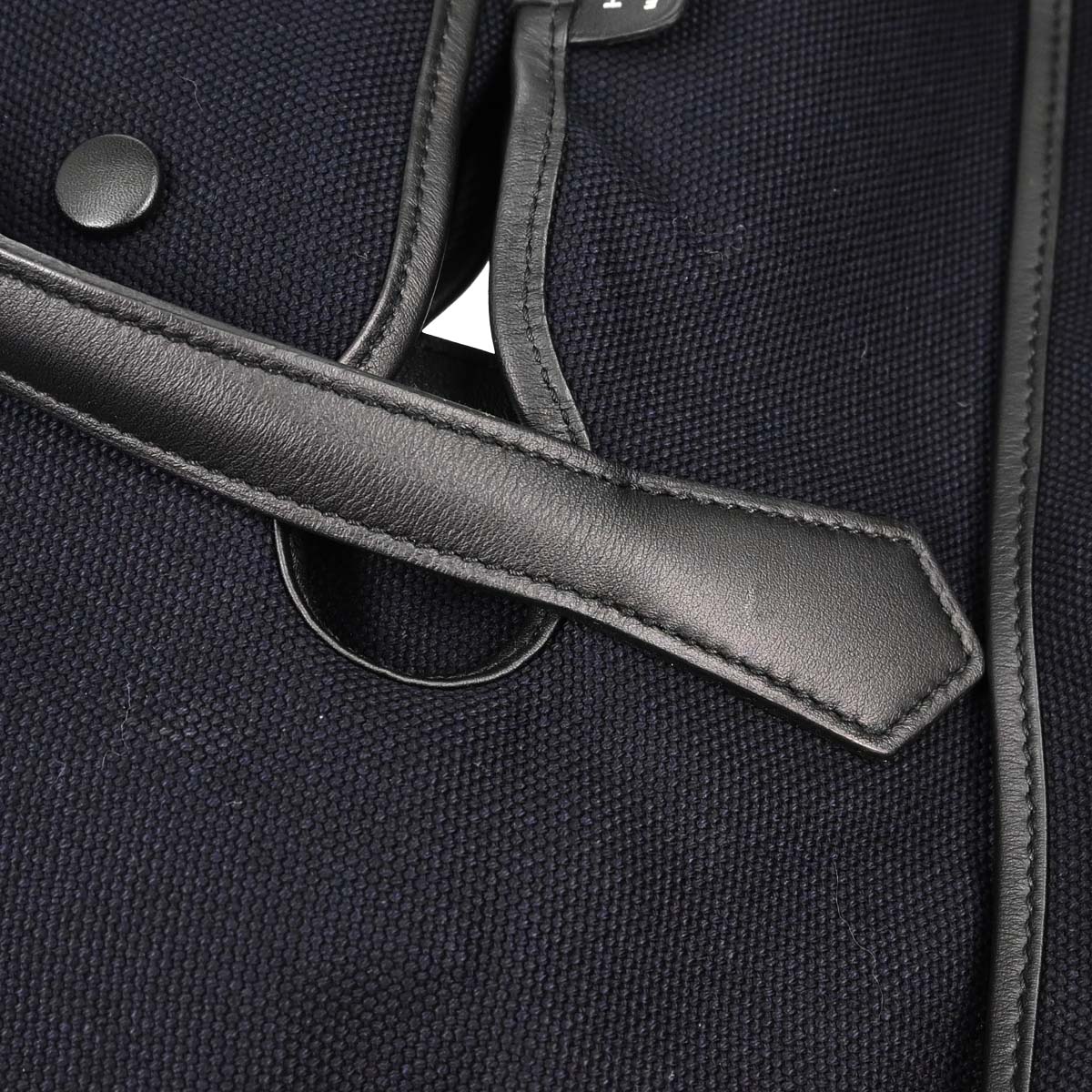 Hermes Black Toile Goeland Passe Passe 43 Tote Handbag