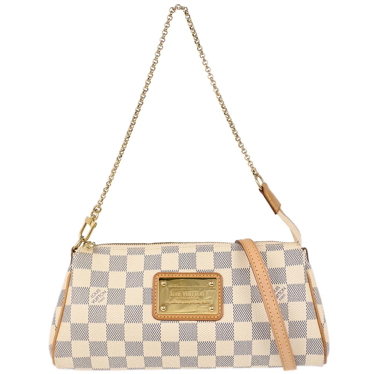 Louis Vuitton Damier Azur Eva 2way Shoulder Chain Handbag N55214