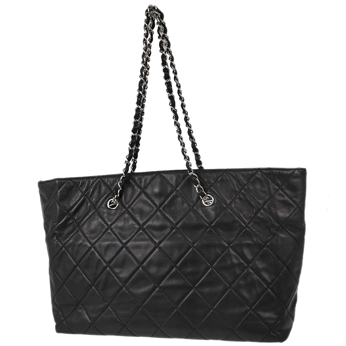 Chanel Black Calfskin In the Business Tote Handbag