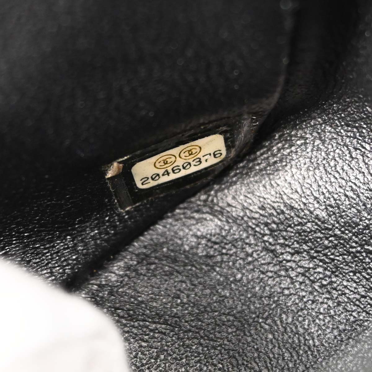 Chanel Gray Caviar Skin Mini Classic Square Flap Shoulder Bag 17
