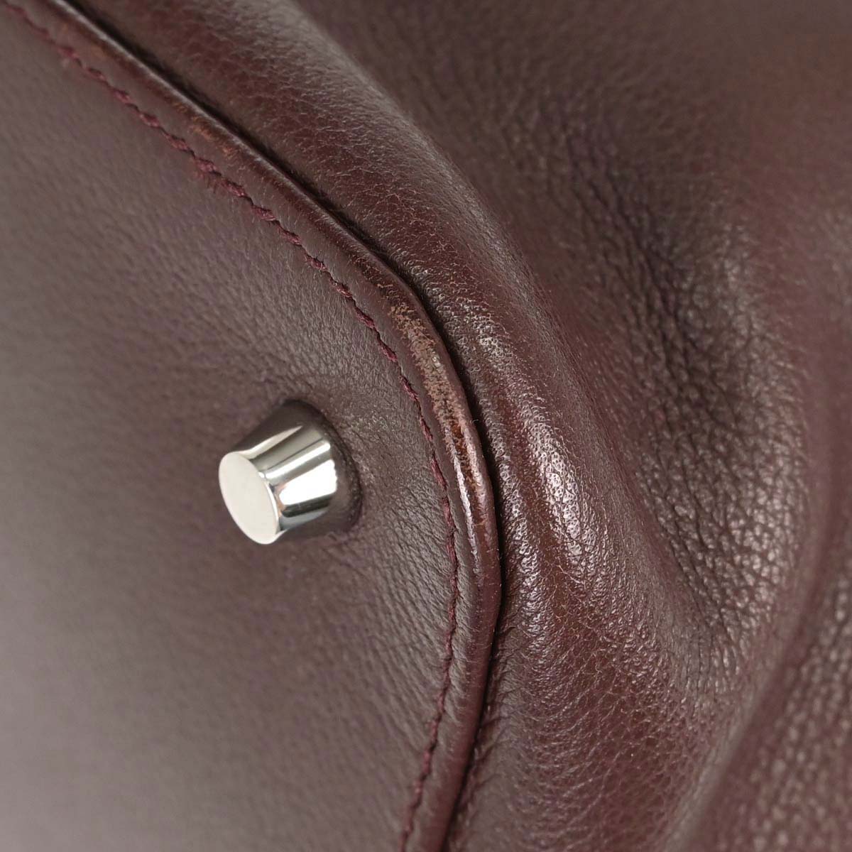 Hermes Bordeaux Evercolor Toolbox 26 2way Shoulder Handbag