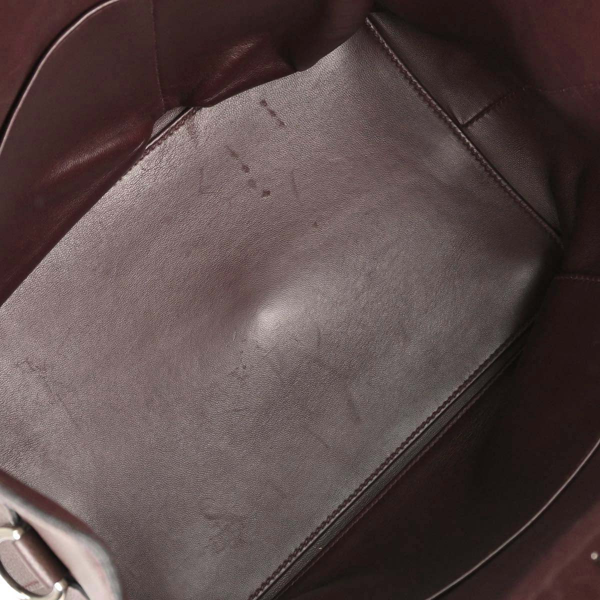 Hermes Bordeaux Evercolor Toolbox 26 2way Shoulder Handbag
