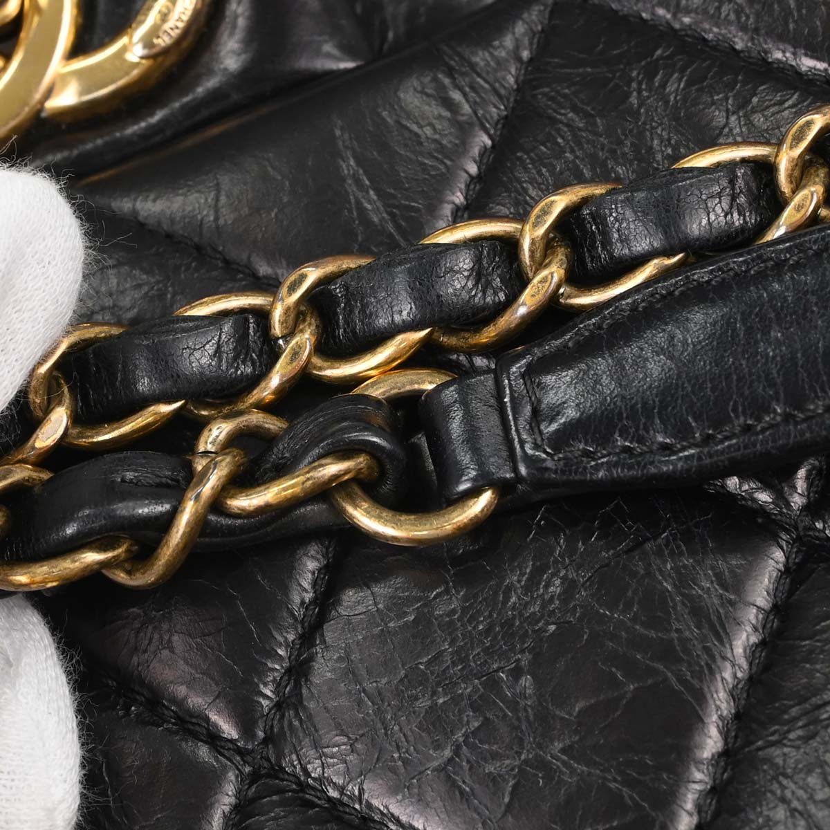 Chanel Black Calfskin Paris-Salzburg Single Flap Shoulder Bag