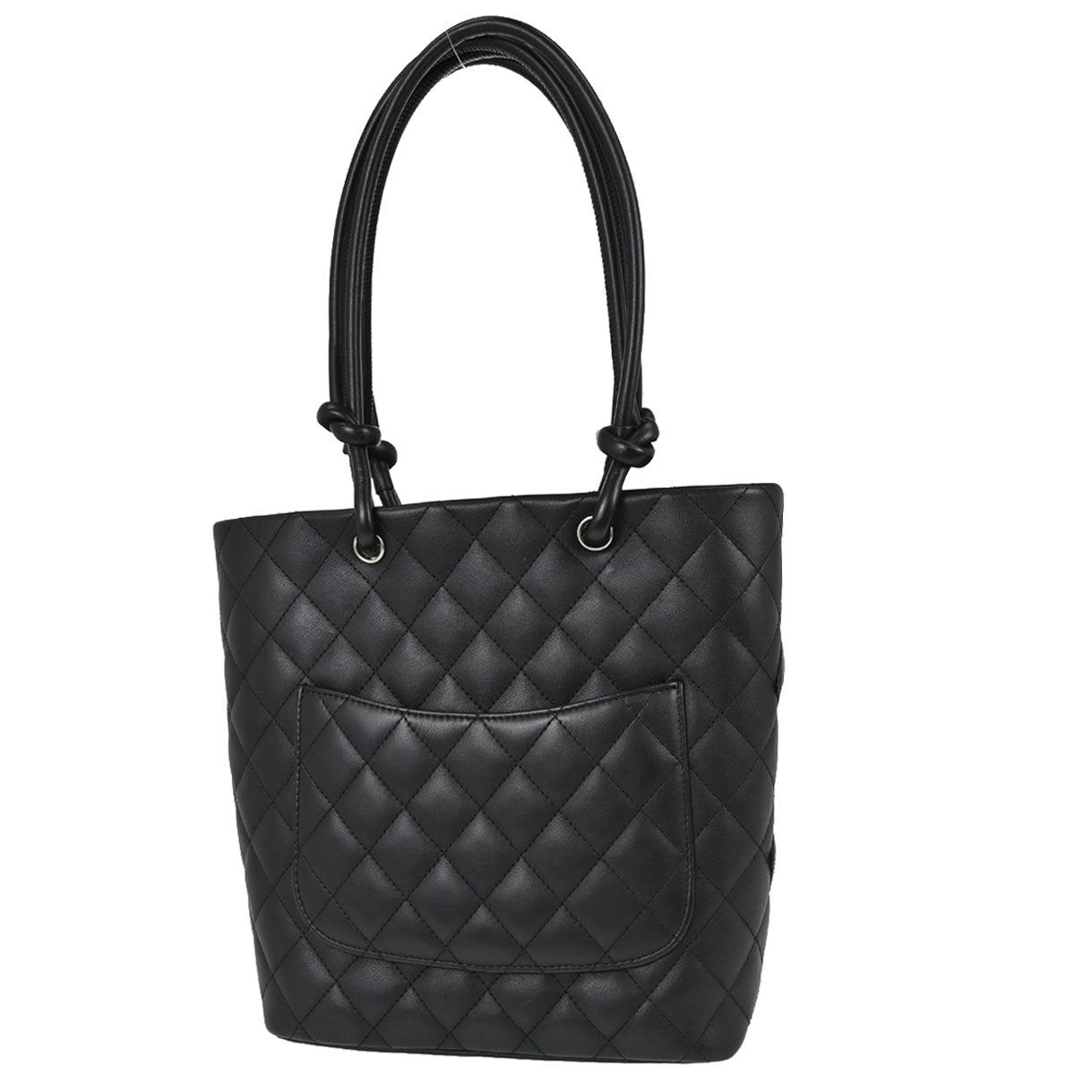 Chanel 2012 Black Calfskin Cambon Ligne Tote Handbag