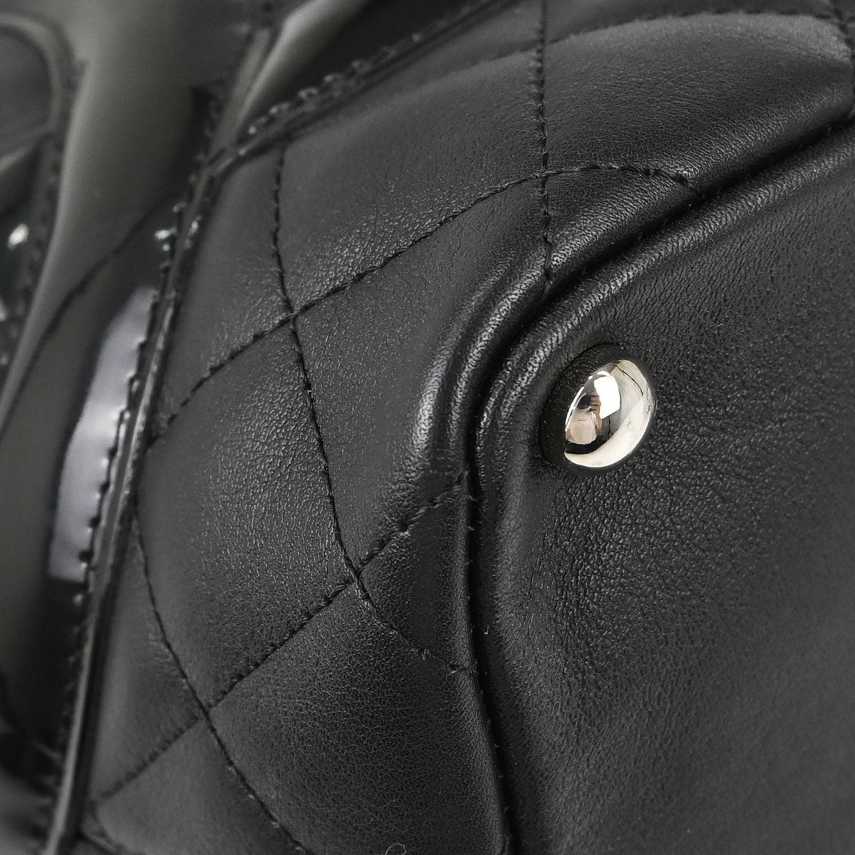 Chanel 2012 Black Calfskin Cambon Ligne Tote Handbag